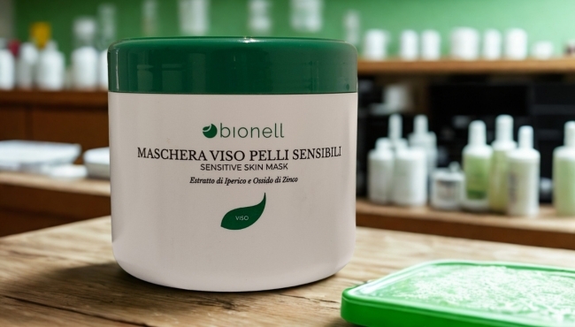 Bionell | Maschera Viso per Pelli Sensibili da 500ml